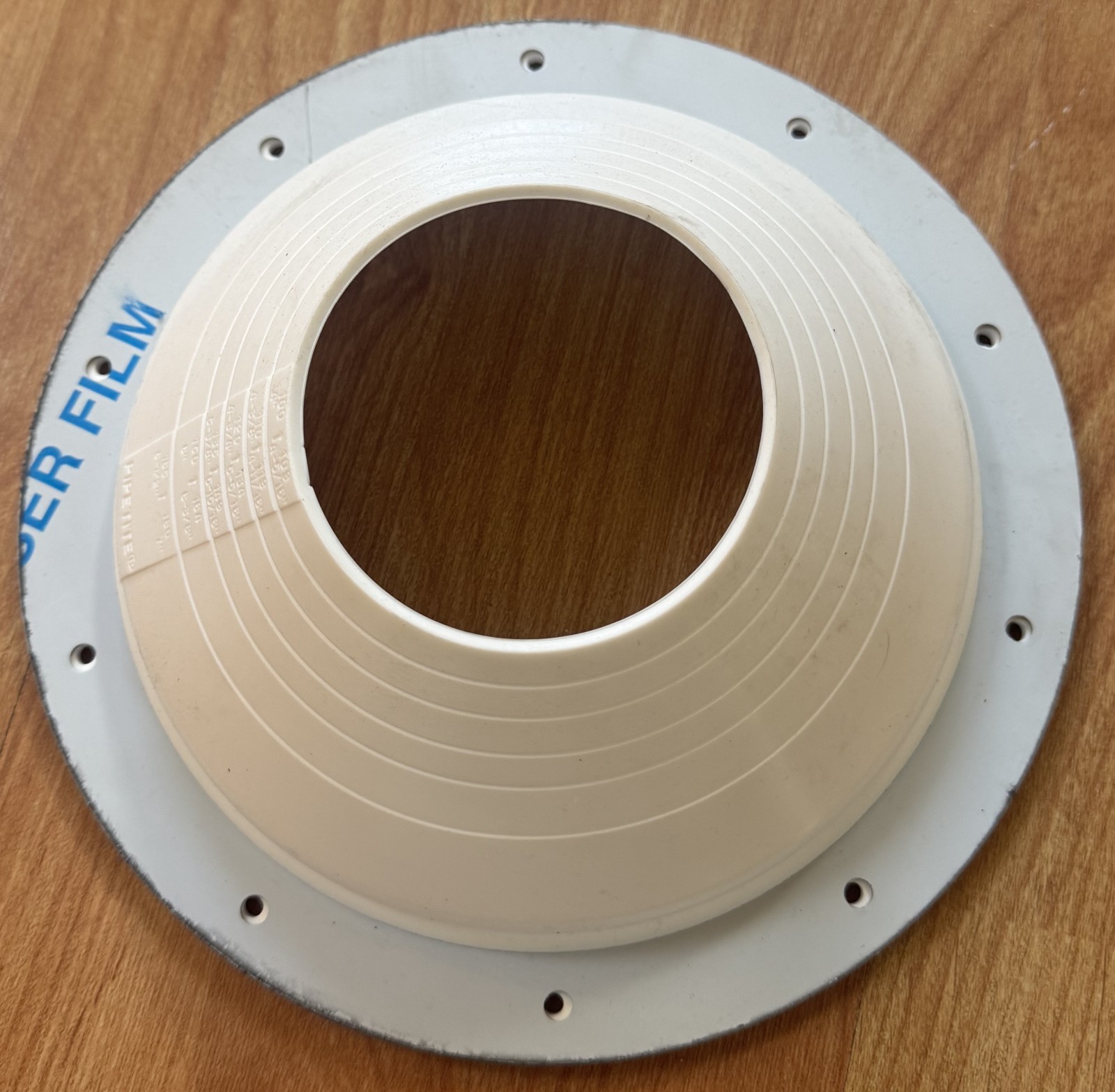 New Pipetite Wall Boot PT5-000 Size 5 3.94″ – 7.09″ White Silicone FDA