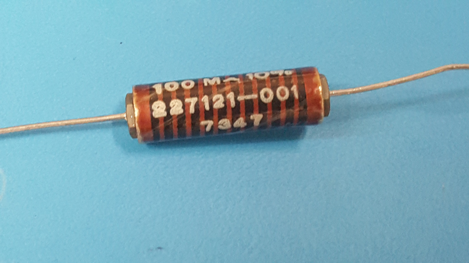 5 Pcs, Resistor, High Voltage, Axial, 100M Ohms, 3.5kV, 1W, Vishay, BBFW100MKF08