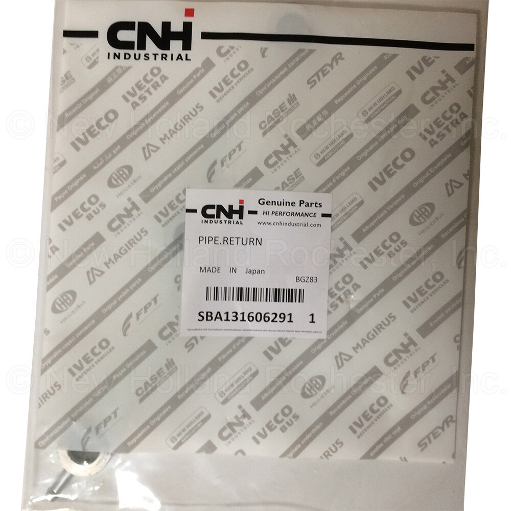 New Holland Rigid Tube Part # SBA131606291