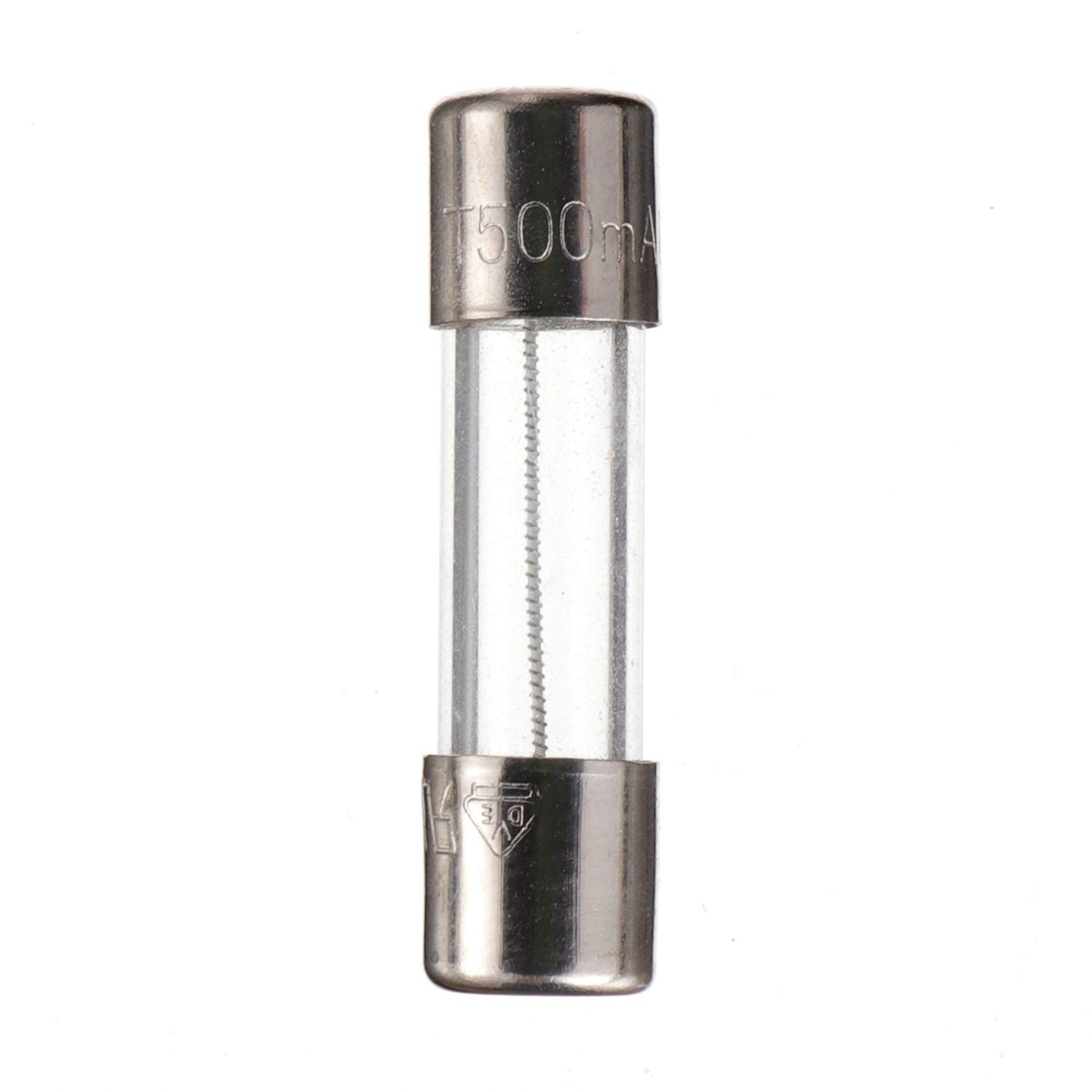 BOJACK T0.5AL250V 5x20mm 0.5A 250V Slow Blow Fuses 0.5 Amp 250 T0.5A, C-425