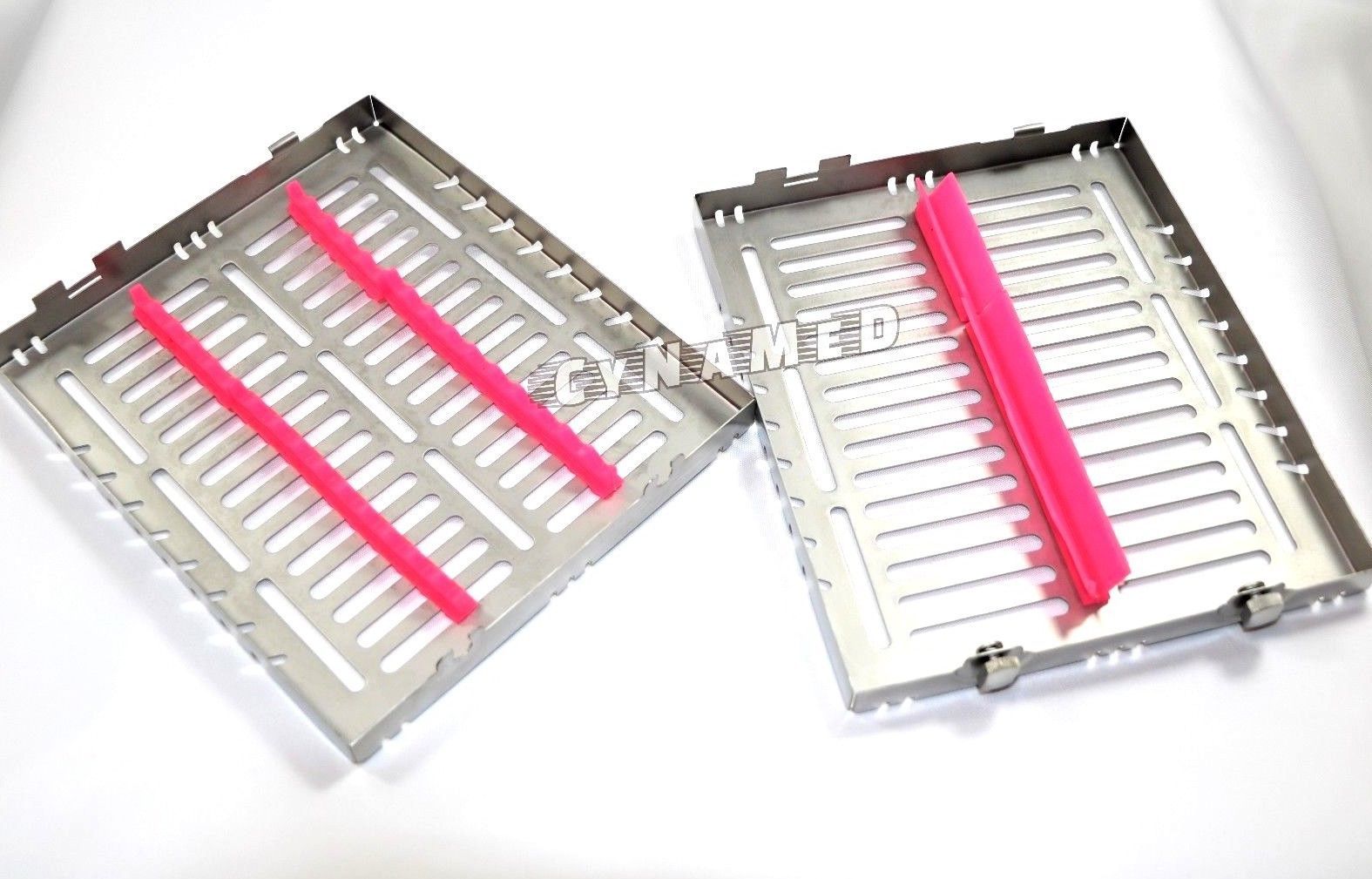 10 GERMAN DENTAL AUTOCLAVE STERILIZATION CASSETTE BOX TRAY FOR 15 INSTRUMENT