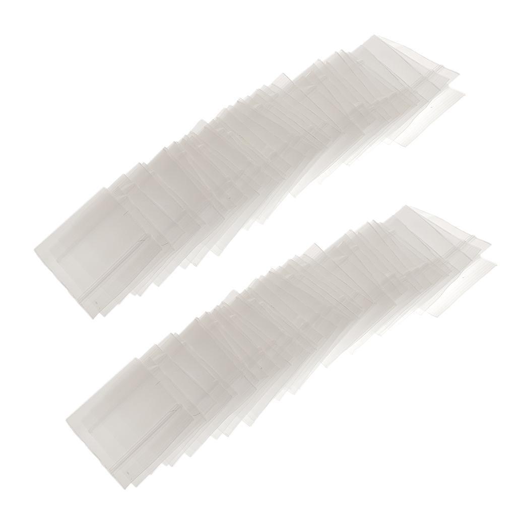 100pcs 1.4″x 1.8″ 4mil Clear Bag Baggies Reclosable