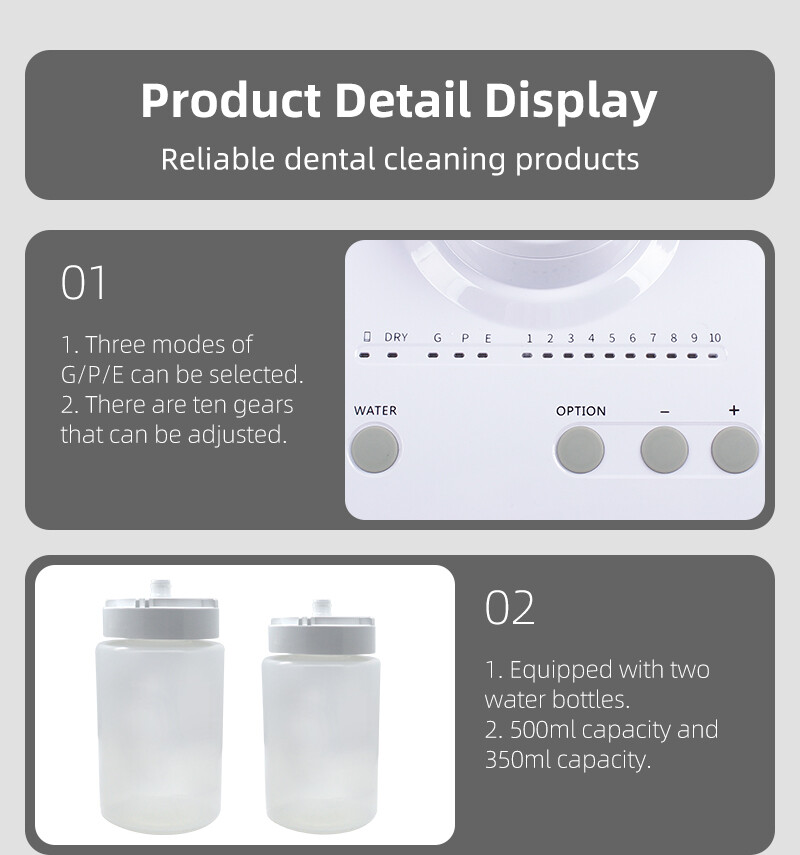 Dental Ultrasonic Scaler Auto-Water Supply Fit for EMS SATELEC Handpiece 5 Tips