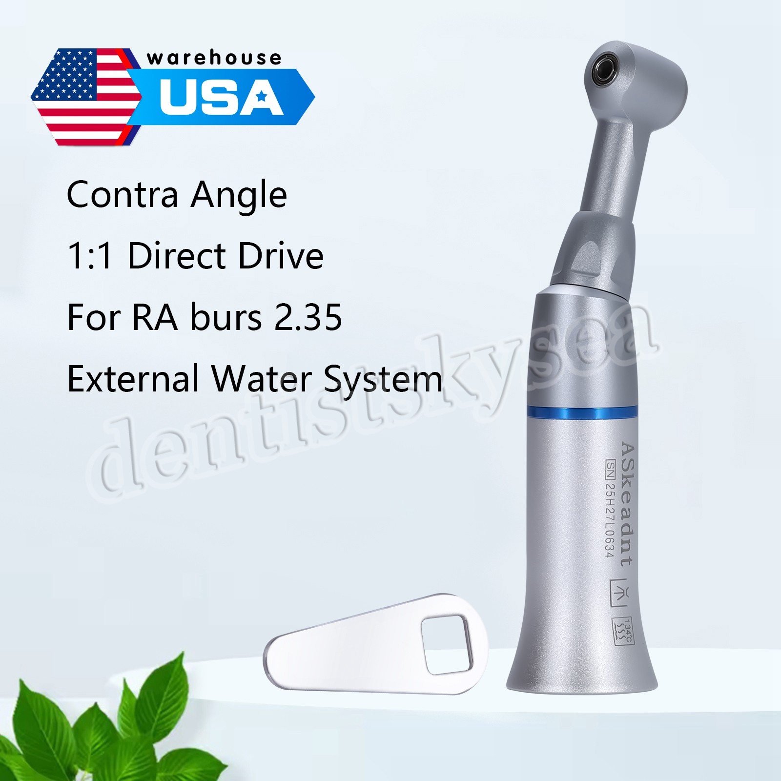 Dental Low Speed Contra Angle Handpiece fit NSK E-type Motor 135°C Autoclave wl#