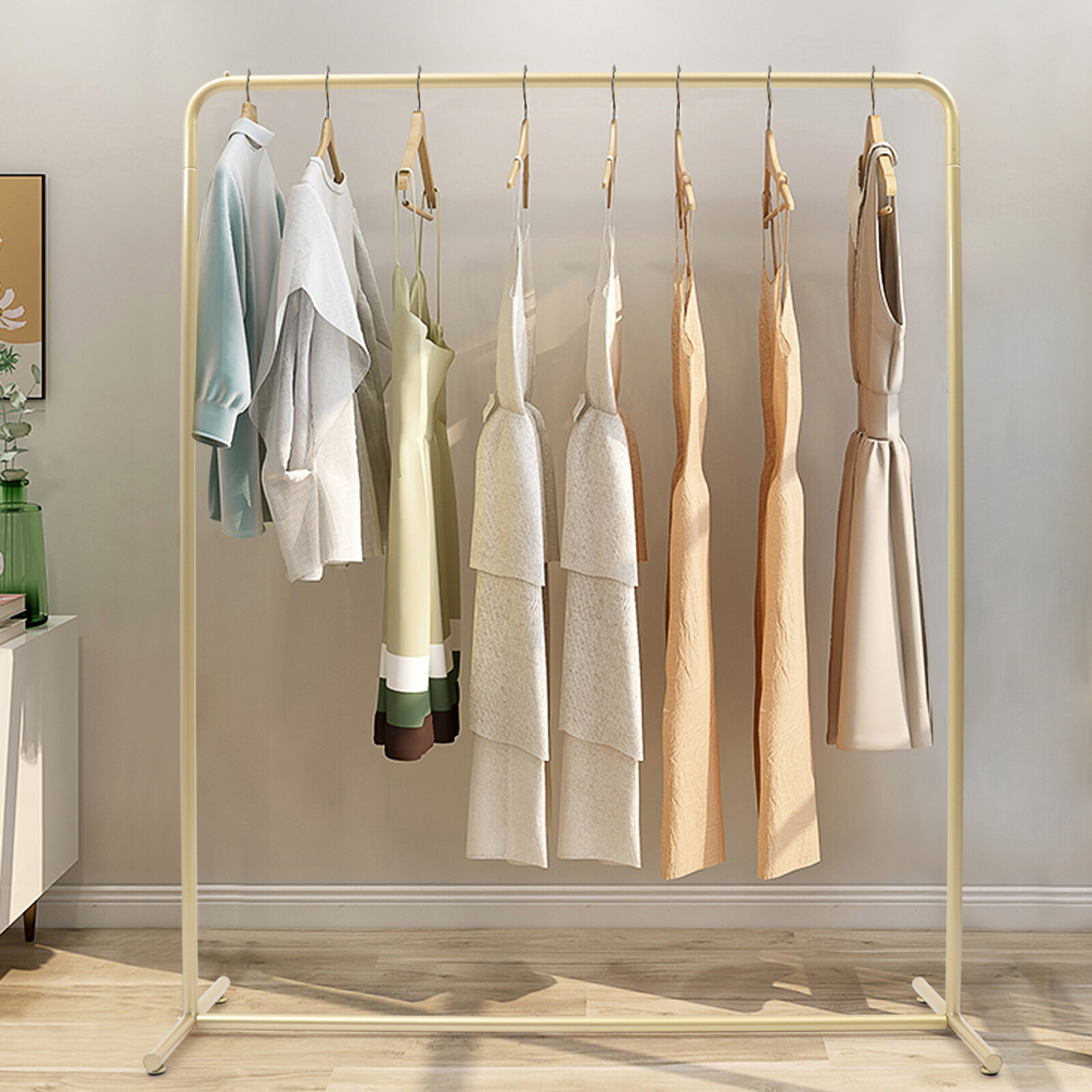Heavy Duty Metal Clothes Rail Storage Garment Shelf Hanging Display Stand Rack