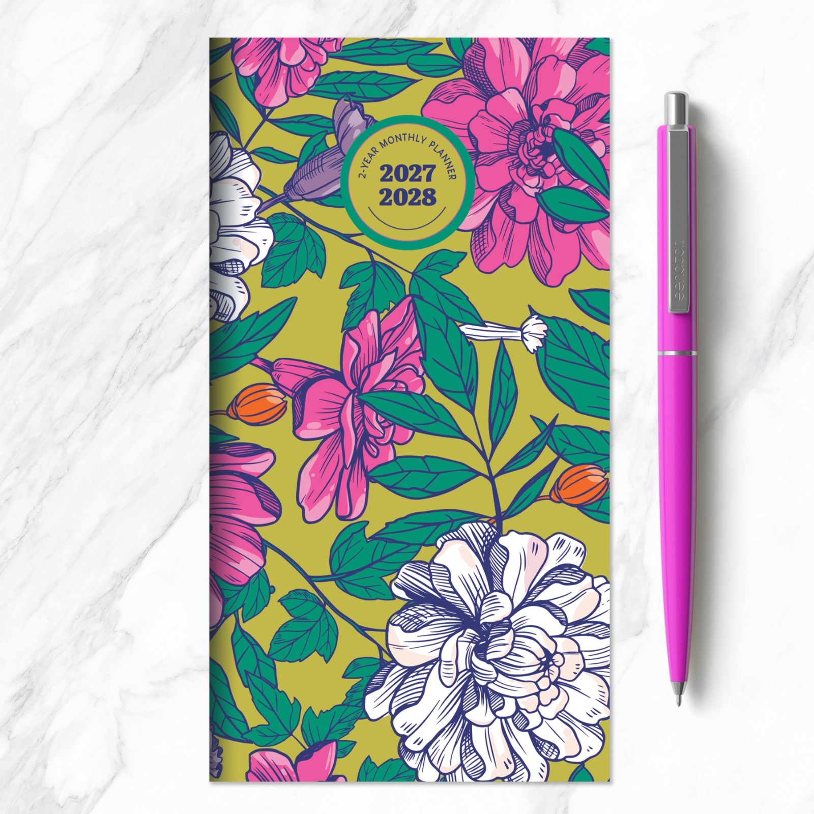 2027-2028 Maximal Mirage Small Monthly Pocket Planner