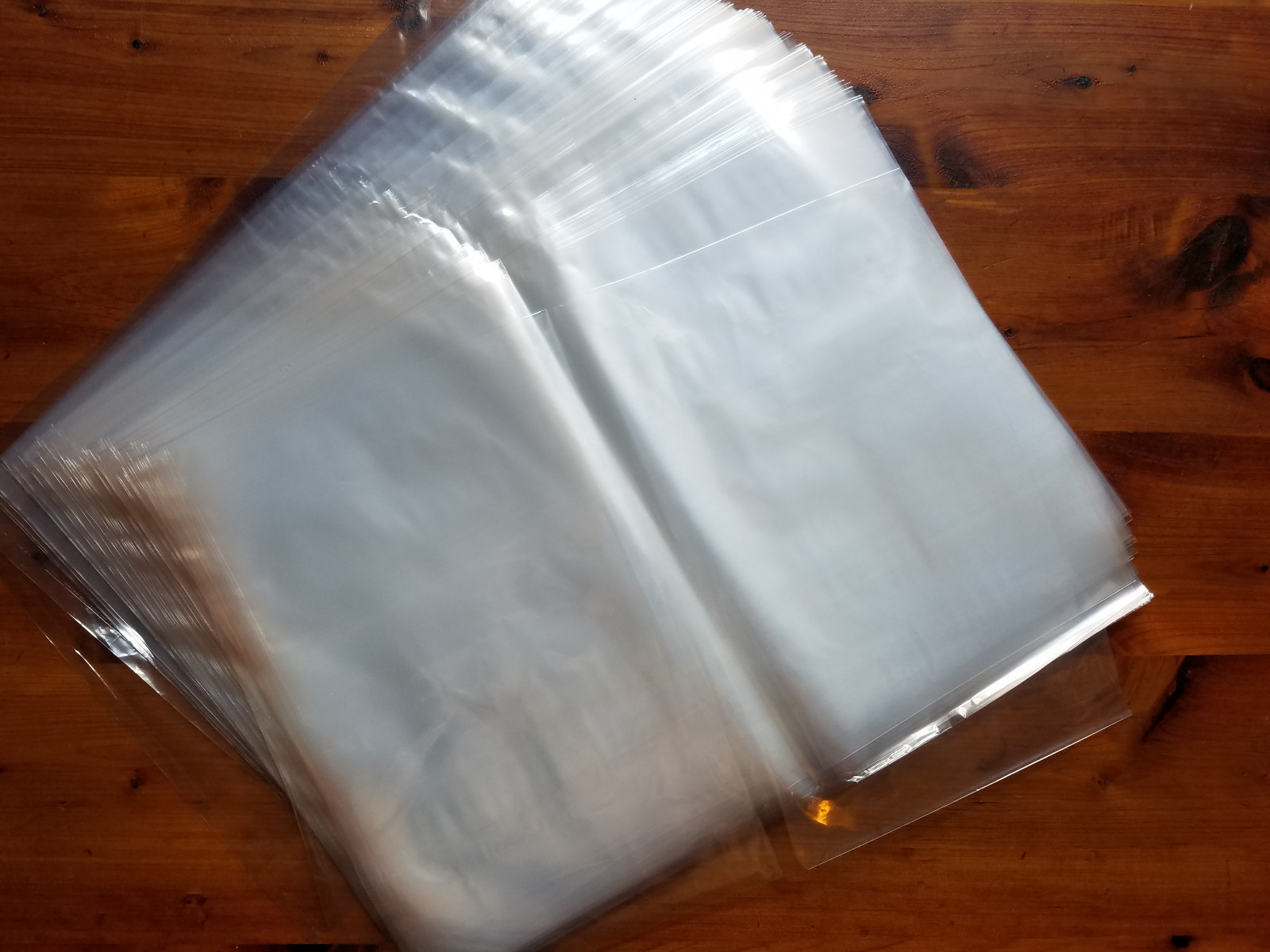 1000- 10×14 Clear Poly Plastic Bags Packaging Shipping Lay-flat Baggie 1 Mil FDA