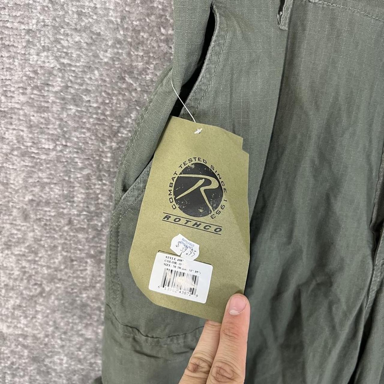 Rothco 4387 Olive Vintage 100% Rip-Stop Vietnam Era Bdu Fatigue Pants M 34X32