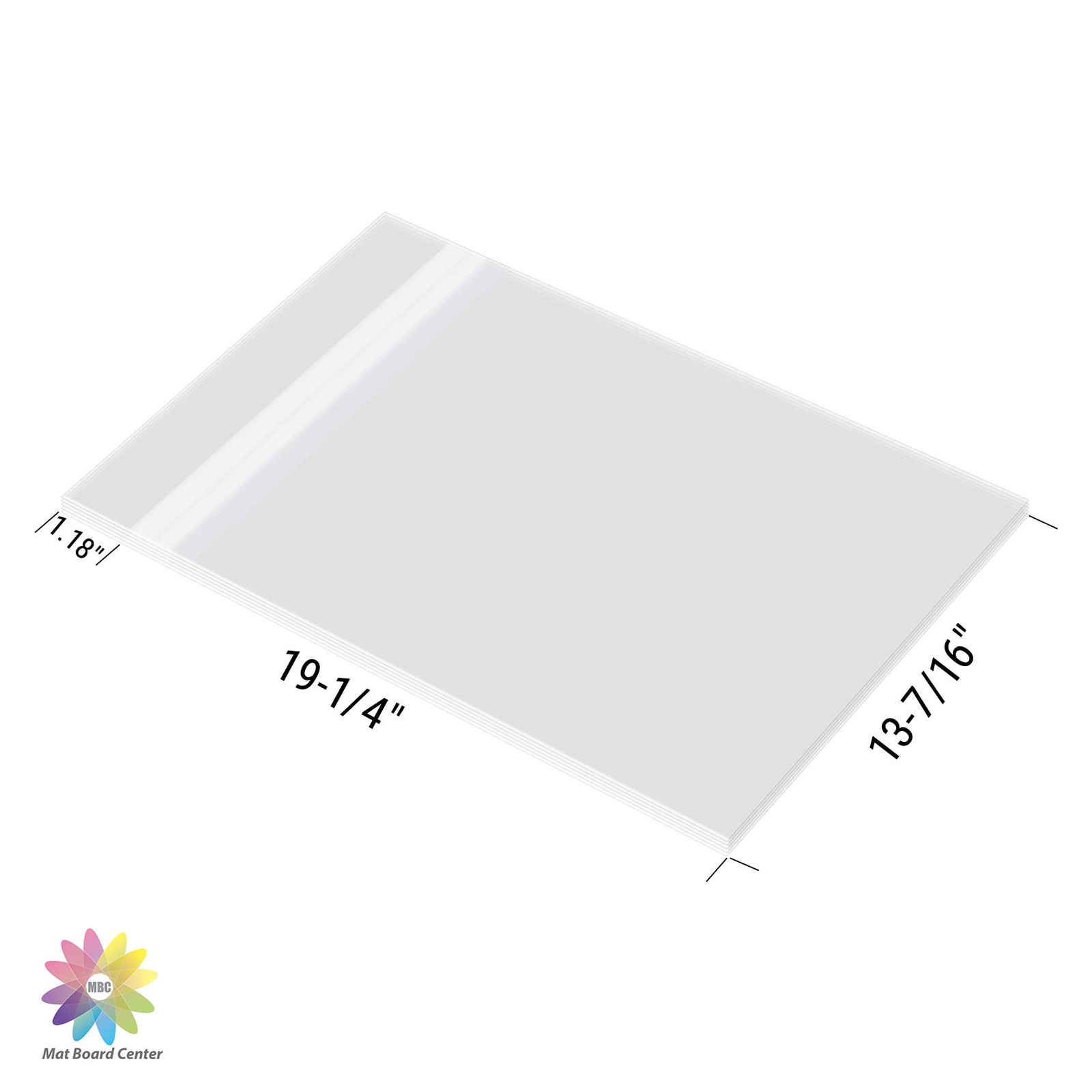13-7/16″x19-1/4″ Crystal Photo Sleeves Storage Bags 13×19 Art Prints 100 Pack