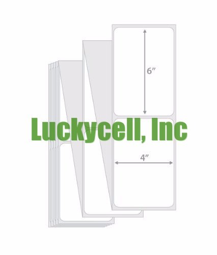 Fanfold 4×6 8000 Direct Thermal Shipping Labels Fanfolded For Zebra LP 2844