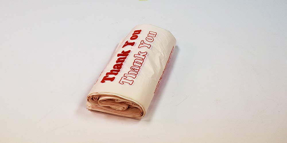 Plastic Bags Grocery Thank You 1000 T-Shirt Supermarket 11 ½ x 6 x 21″ Shopping
