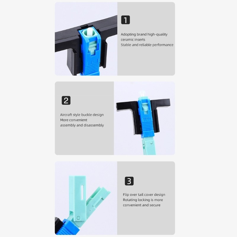 5/10/100pcs Quick Connector UPC Interfaces High Compatibility Plastic Housing