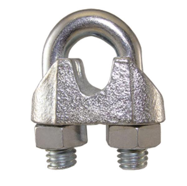1/8″ CABLE CLAMP U BOLT STEEL WIRE CLIP U-BOLT :50,100,200 & 500 pcs