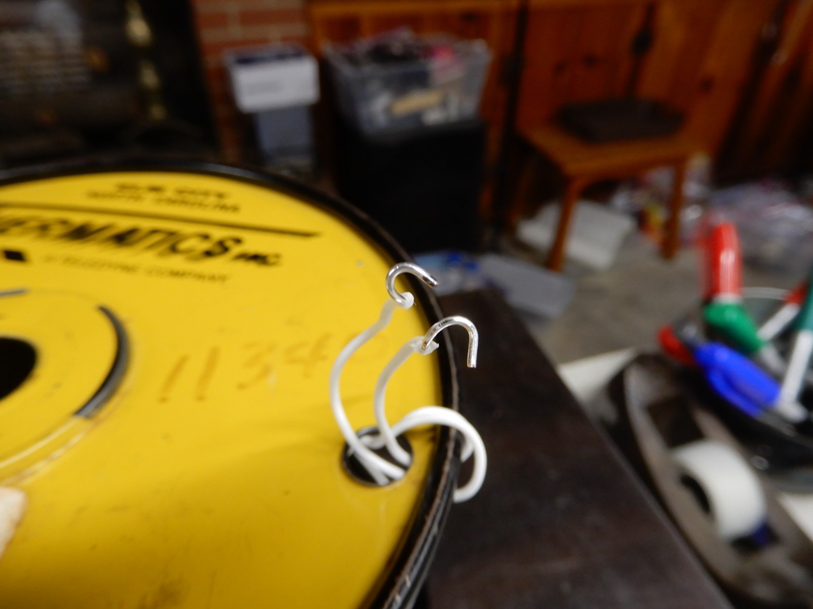 Thermonics Teflon Coated White Wire 20 Ga Solid At Least 2 Pieces 3 Pounds!