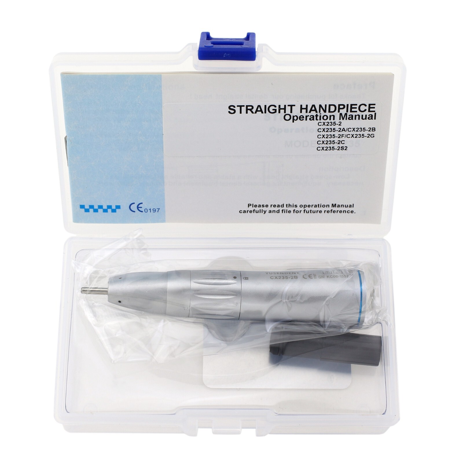 COXO Dental Lower Speed Straight Nose Cone Handpieces CX235-2B Inner Channel NSK