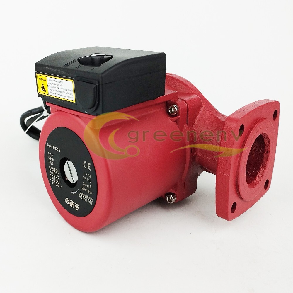 1/6HP 3 Speed Circulating Pump Use w/Outdoor Furnaces,Hot water heat,Solar,115V