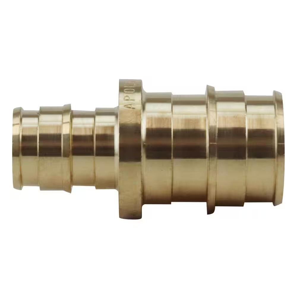 1/2 In. X 3/4 In. Brass PEX-A Reducing Barb Coupling