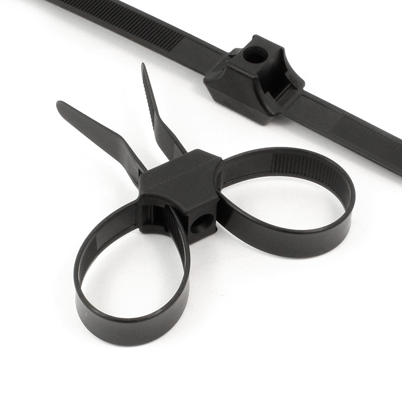 ACT Dual Loop Cable Ties, 13″, UV Black, 50/Pkg (AL-13-150-DL-IT-30-L) ACT