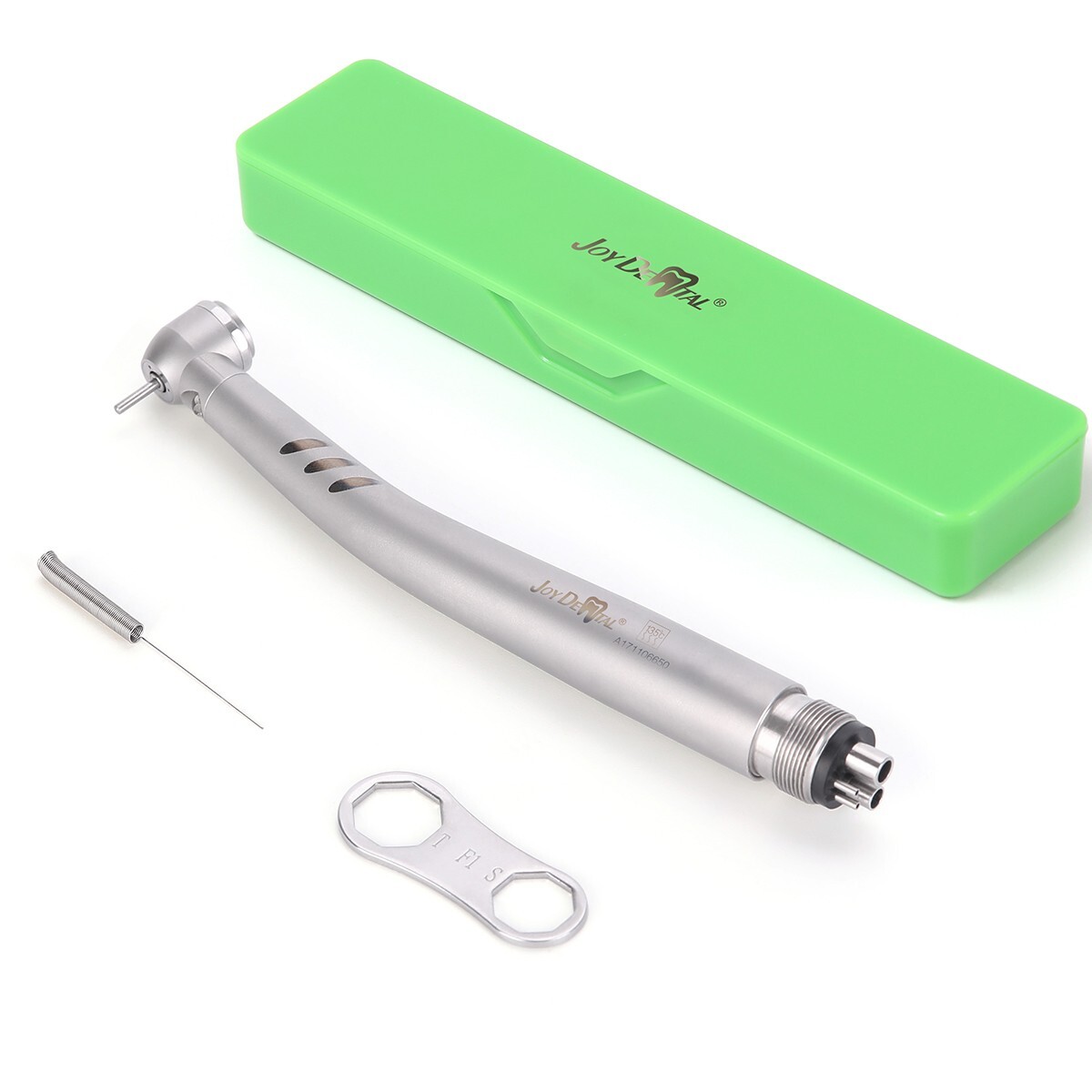 Dental Fiber Optic E-generator LED High Speed Handpiece Turbine 4 HOLE