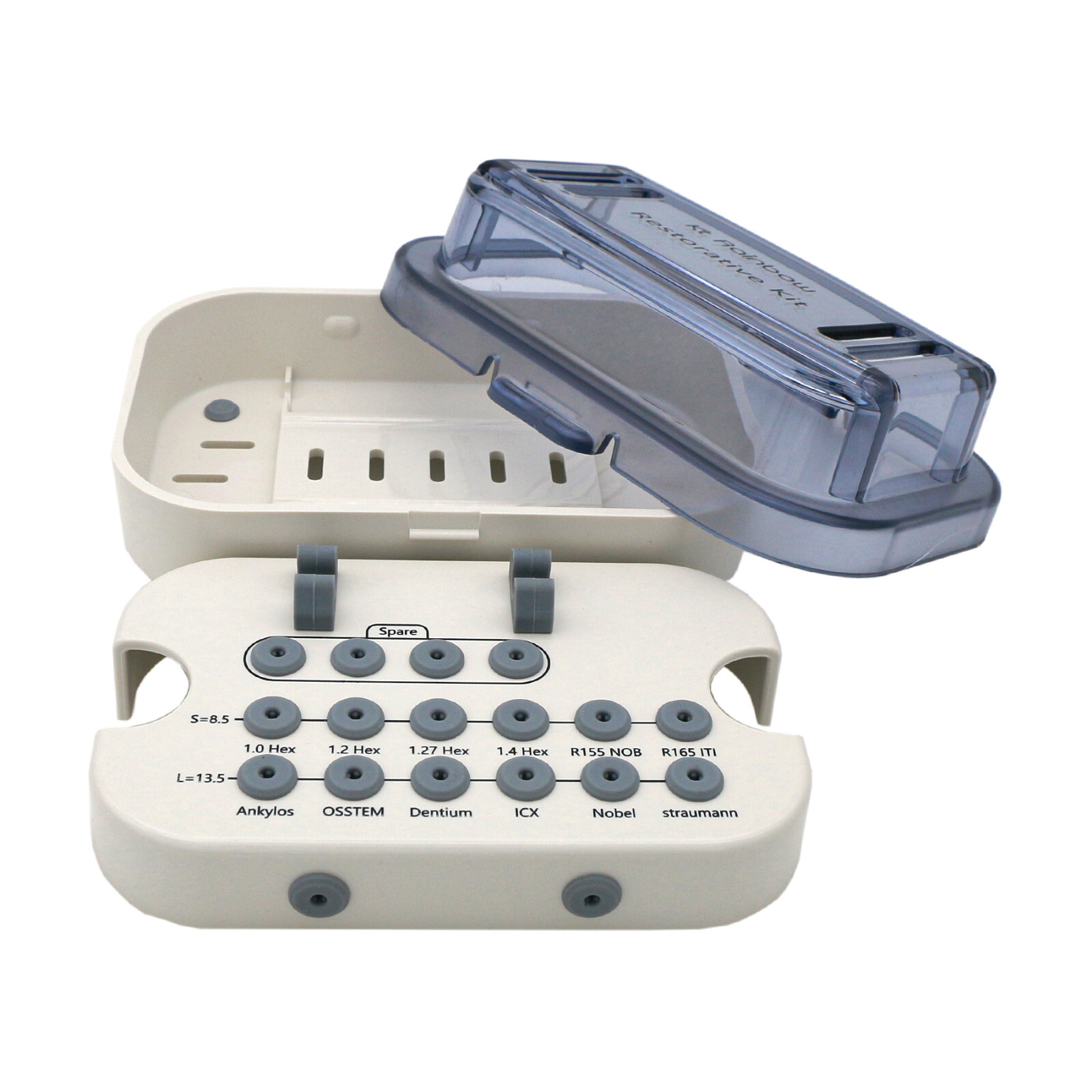 135°C Autoclavable Universal Implant Box For Implant Prosthetic Kits Sterilized