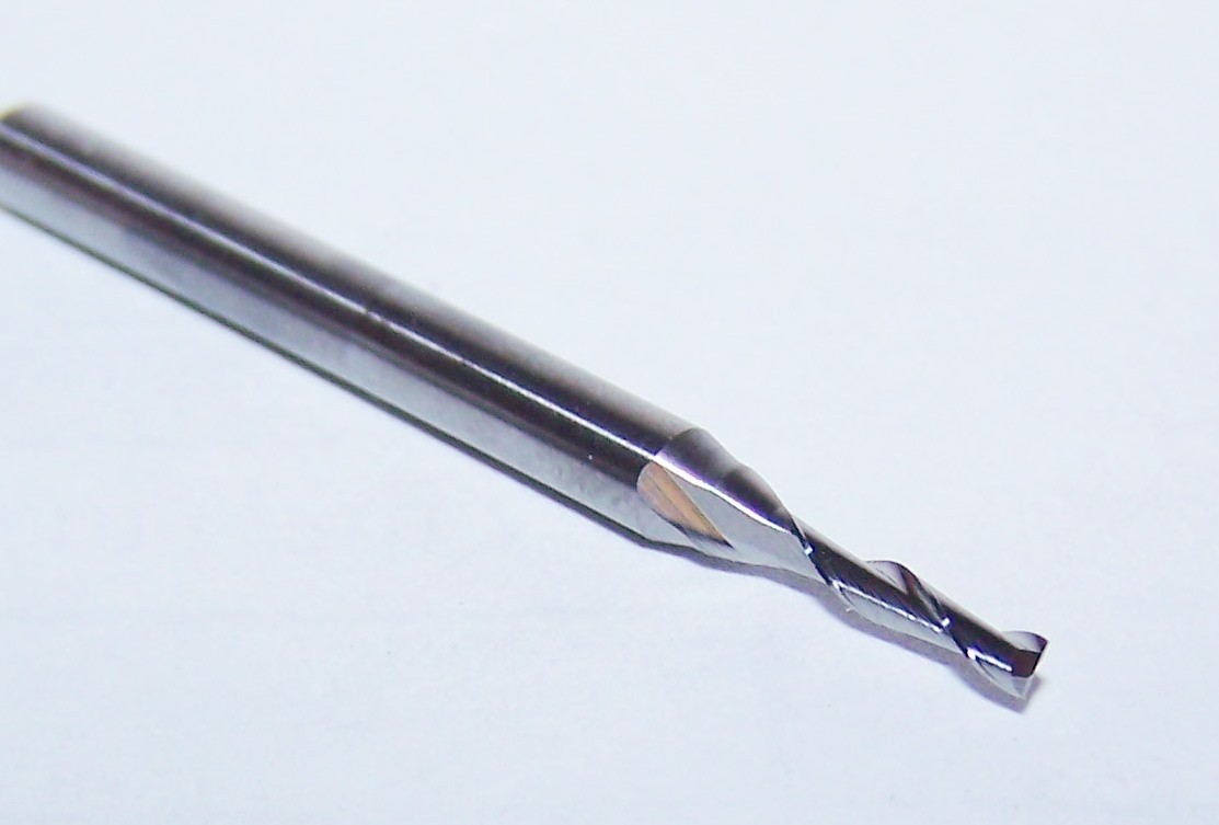 (5) – 1.60mm (.0630″) CARBIDE END MILLS, 2 FLUTE KYOCERA RBE-160