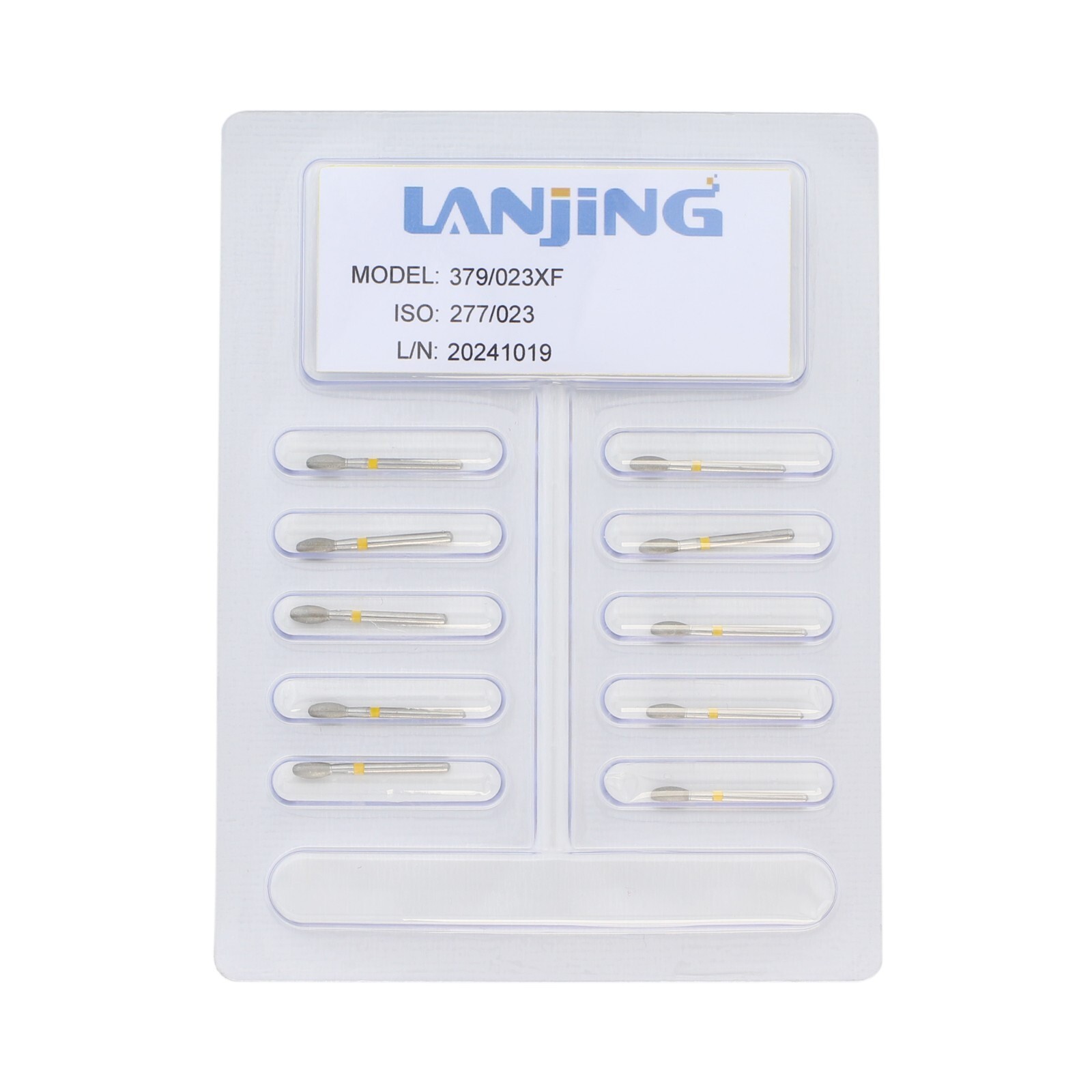 Dental Diamond Burs Football FG 368/023C 379-023F Egg Shape Coarse High Speed