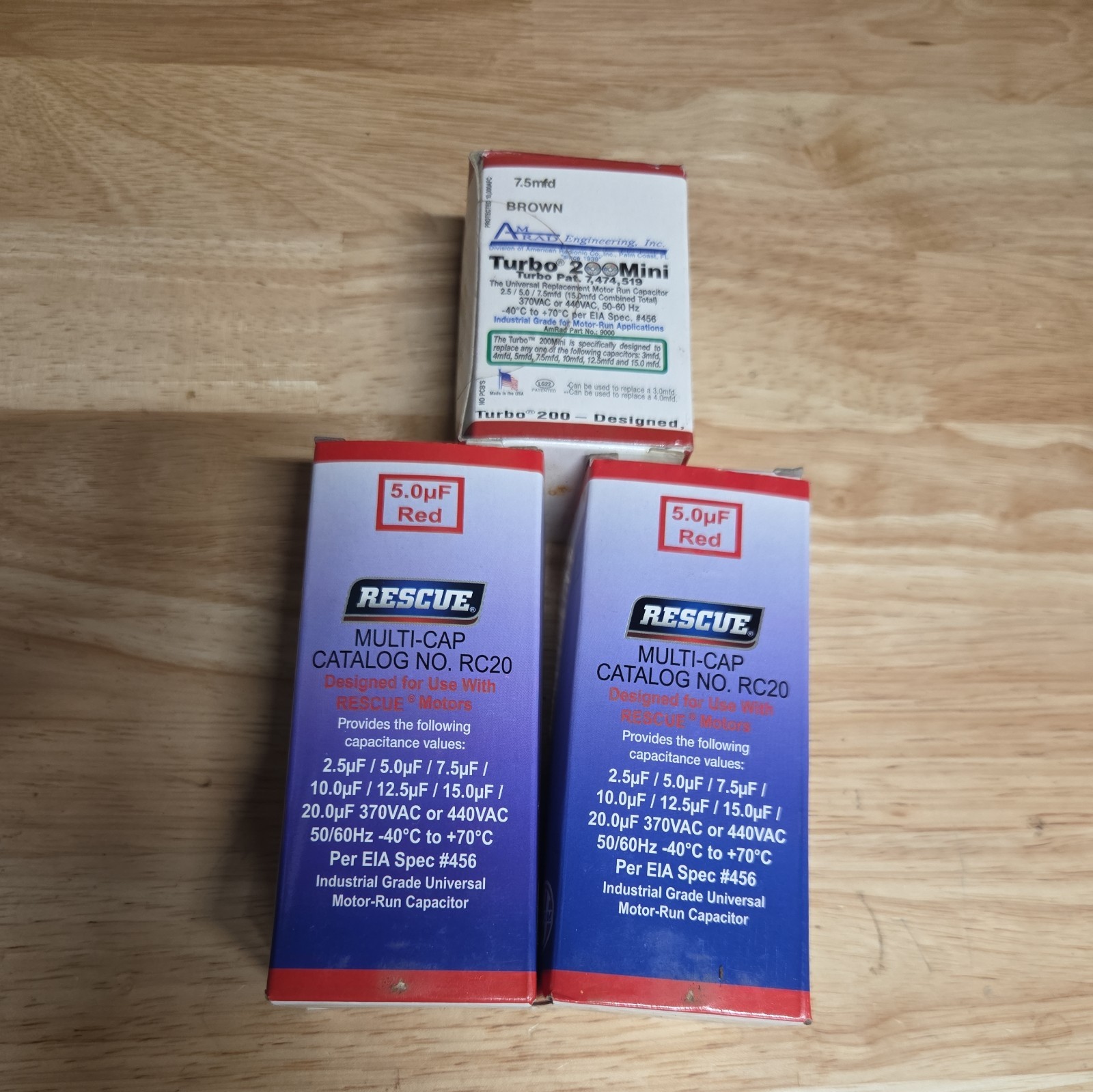 RESCUE MULTI-CAP 2.5 – 5.0 – 7.5 – 10.0 – 12.5 – 15.0 – 20.0 370 VAC or 440 VAC