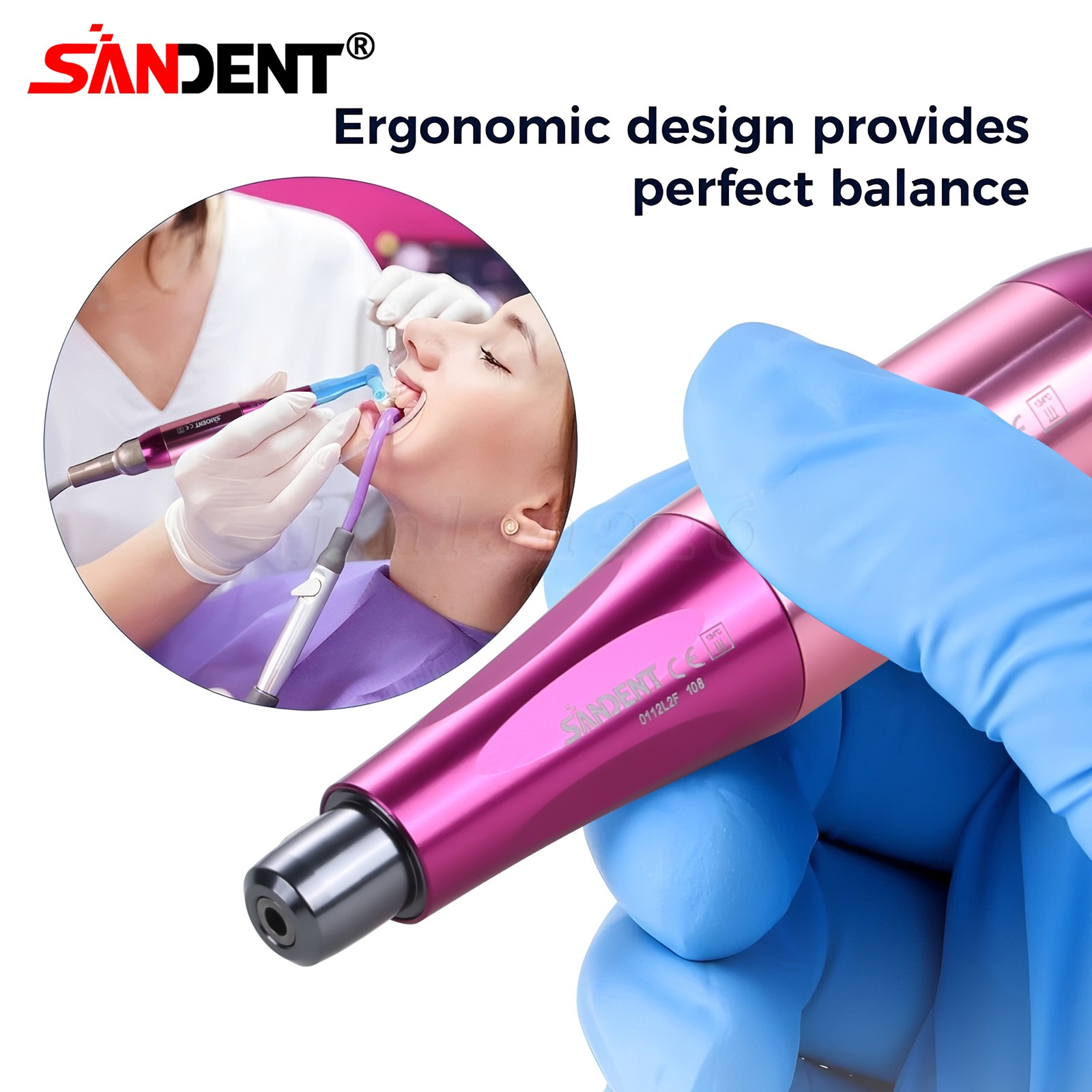 Dental Diamond Burs Cups Composite Polishing Kit for Low Speed Handpiece RA HP