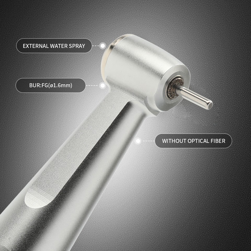 Low Speed Handpiece Push Button Fit FG 1.6mm Burs Contra Angle Dental