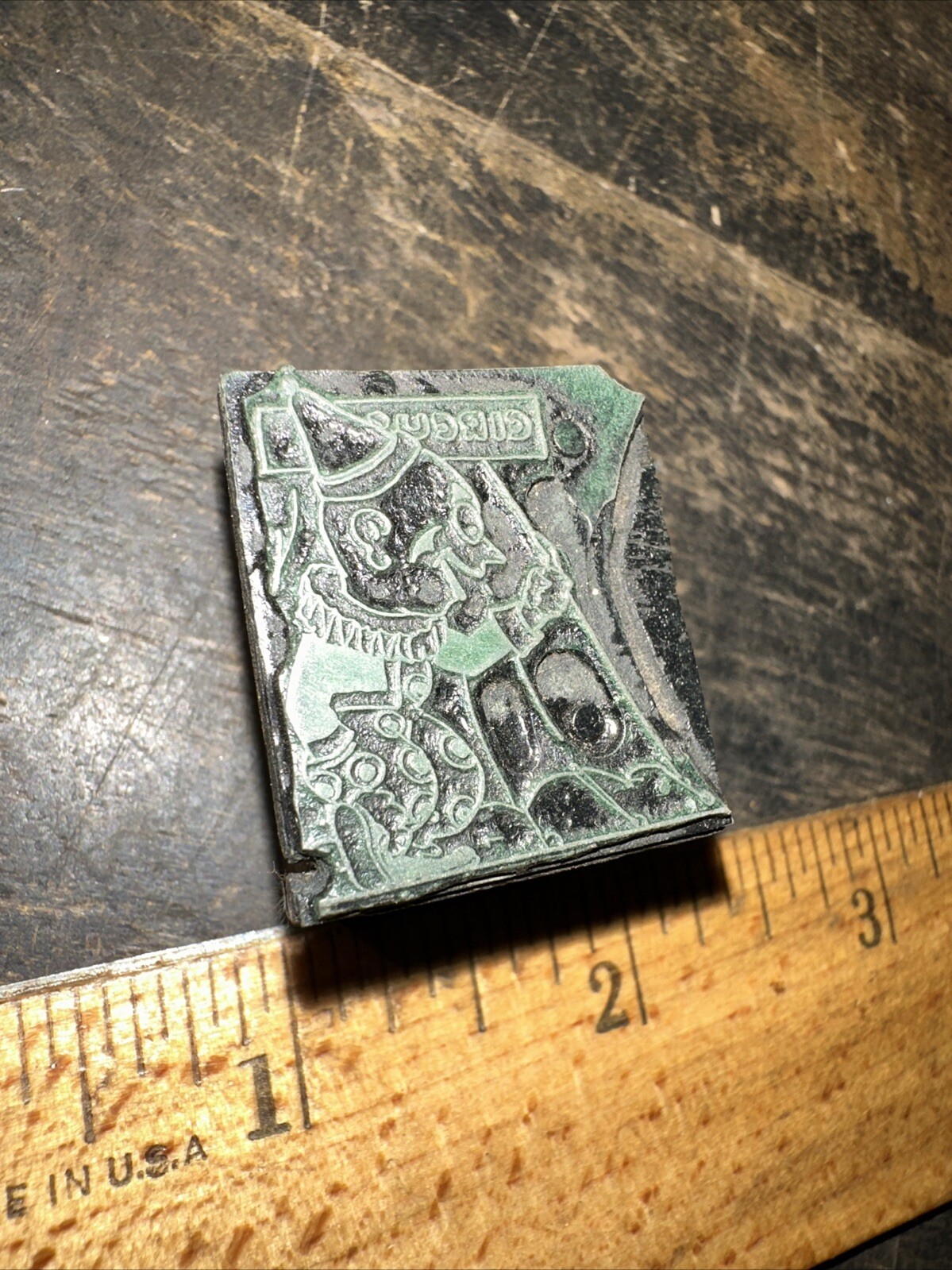 Print Block ( Circus Clown ) Friendly Face Smiling