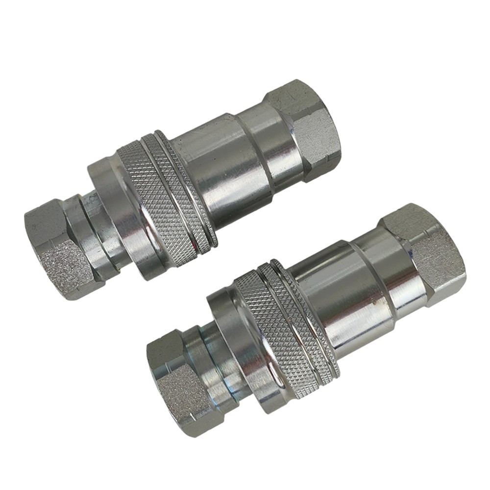 2Sets For Pioneer Ball Style 1/2″ NPT Hydraulic Coupler Quick Connect Coupling