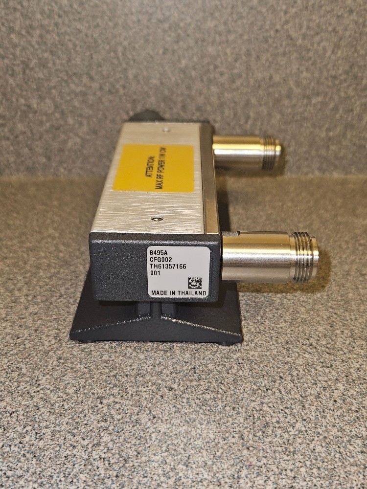 Keysight 8495A Manual Attenuator, 4 GHz, 70 dB, 10-dB Steps; N-Female Connector
