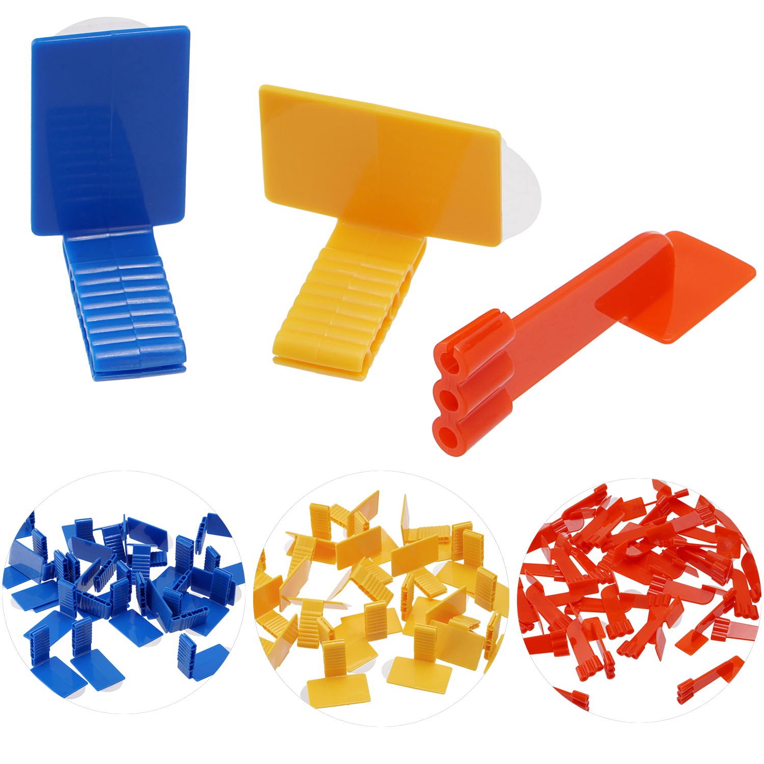 100Pack Dental Sensor Holders XCP-XP Disposable Adhesive Holders Red/Blue/Yellow