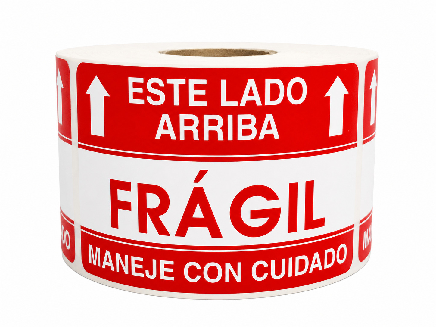 2×3 Spanish Labels Fragil / Fragile Este Lado Arriba / This Side Up 500 Stickers
