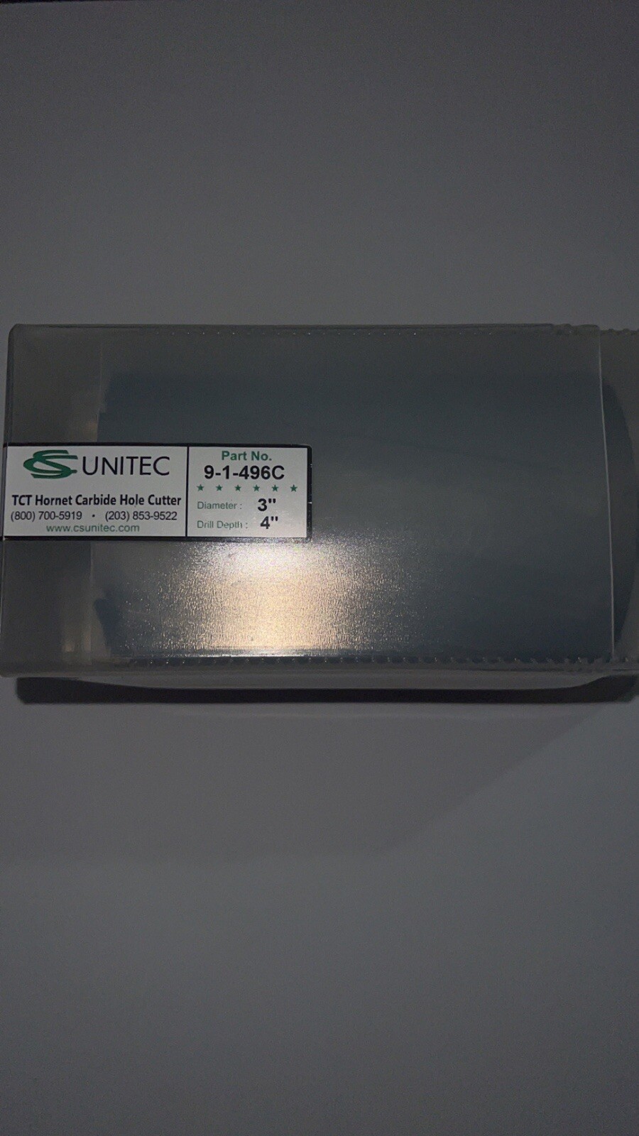 BRAND NEW UNITEC 9-1-496 C 3″ DIA X 4″ DEPTH | HORNET ANNULAR CUTTER TCT
