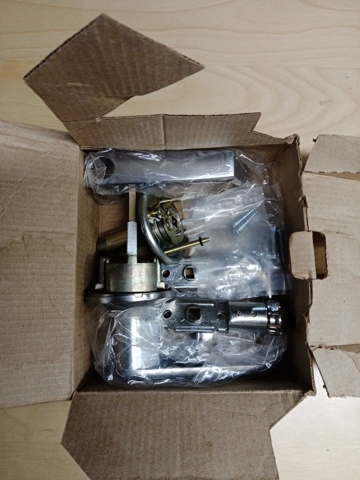Yale (Citadel Series) 71CD US26D RC KA3 Square Plated Entry Lock