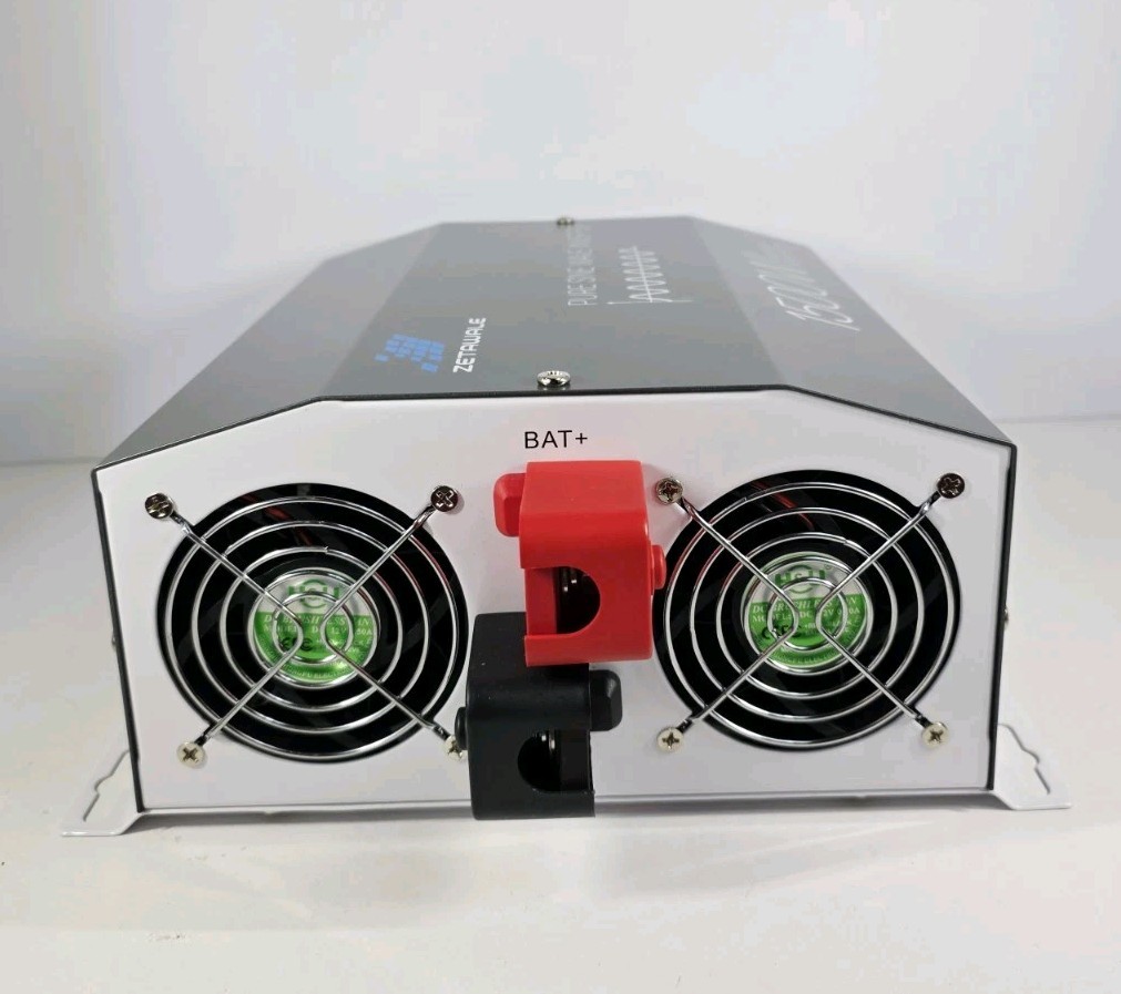 1500 Watt Pure Sine Wave Inverter 12v DC to 110v 120v AC Converter 3000W Peak
