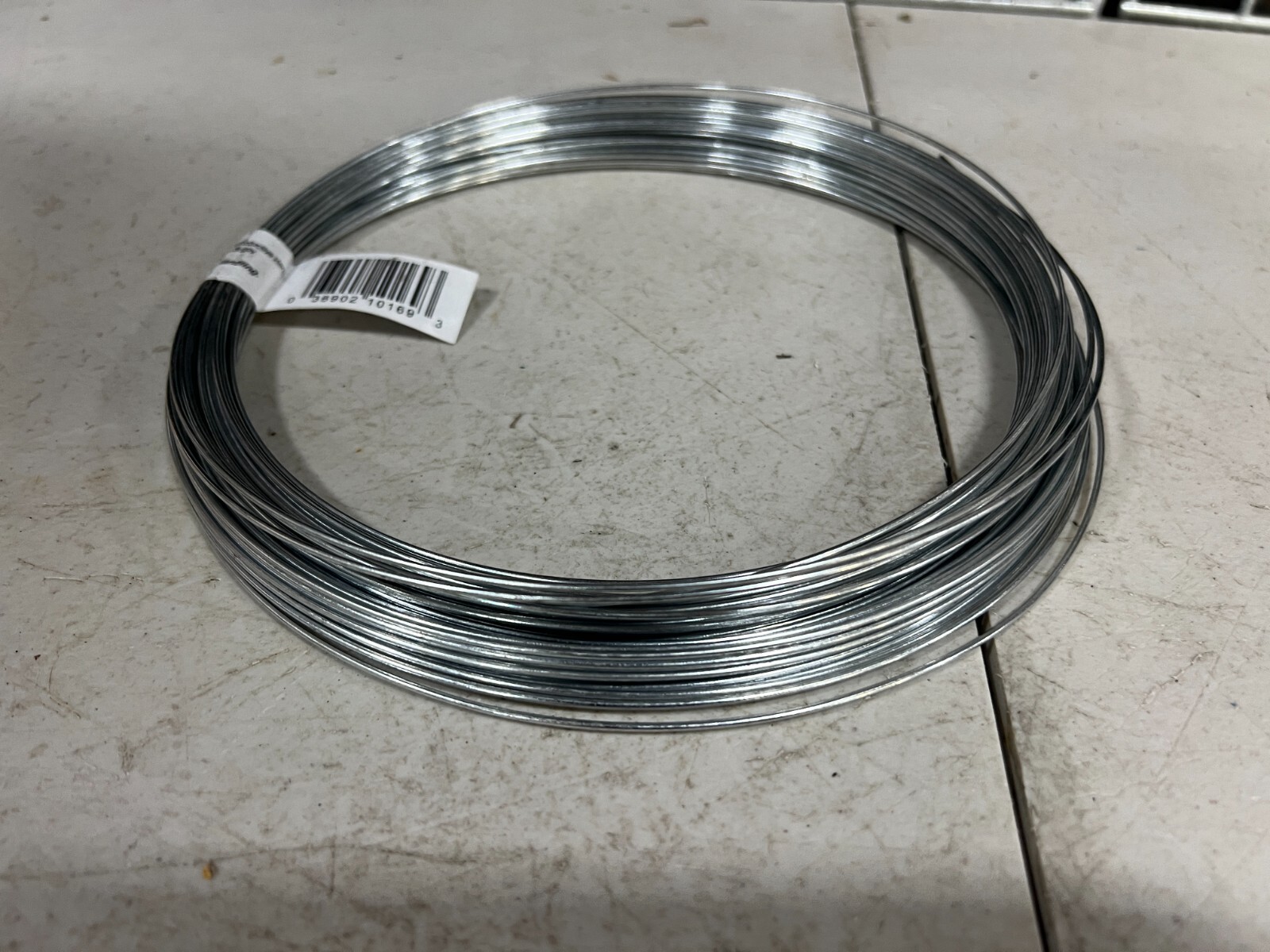 (QTY 9) Hillman Single Coil Galvanized Steel Wire 16-Gauge, 100 feet 123141