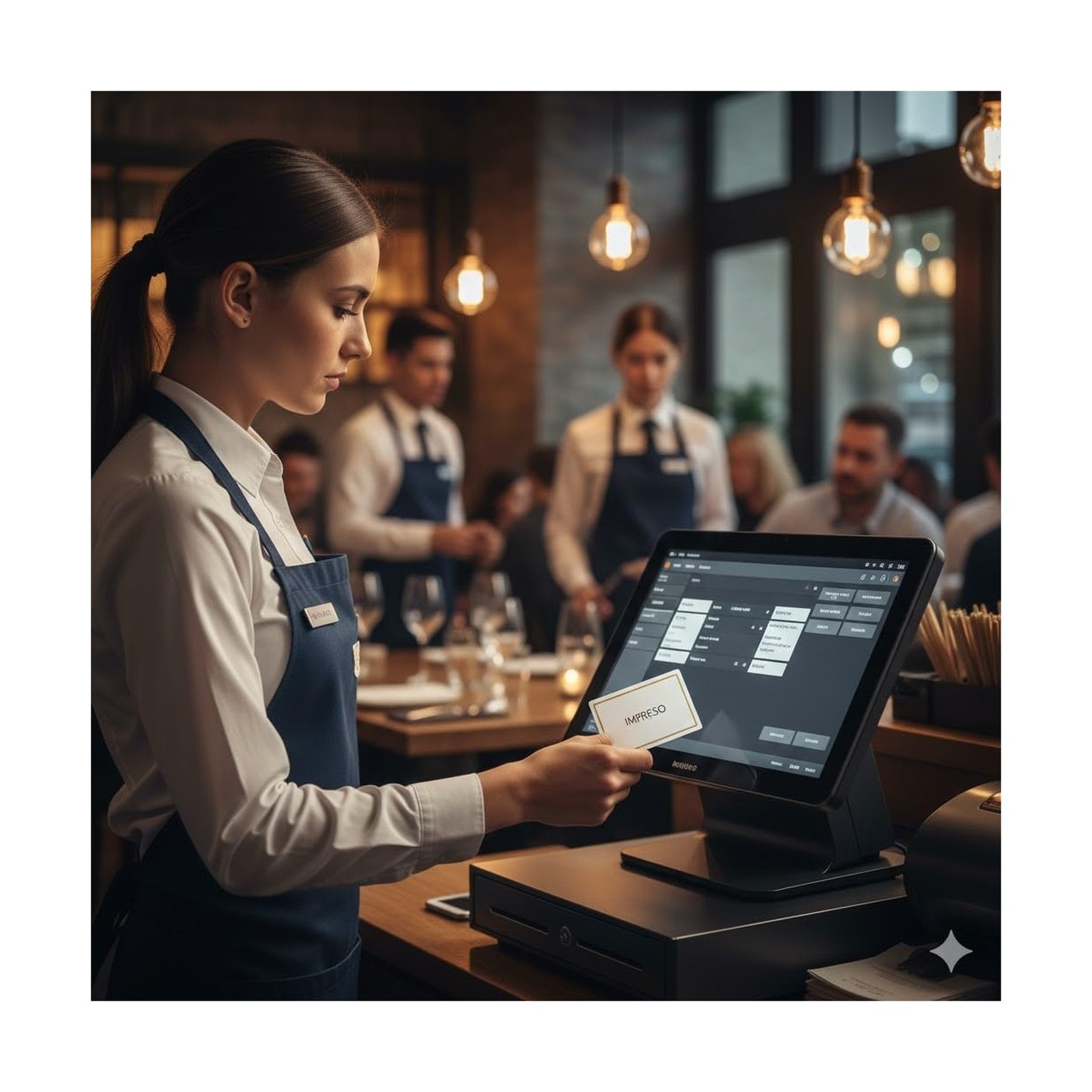 125 Aloha POS Server Swipe Employee Cards