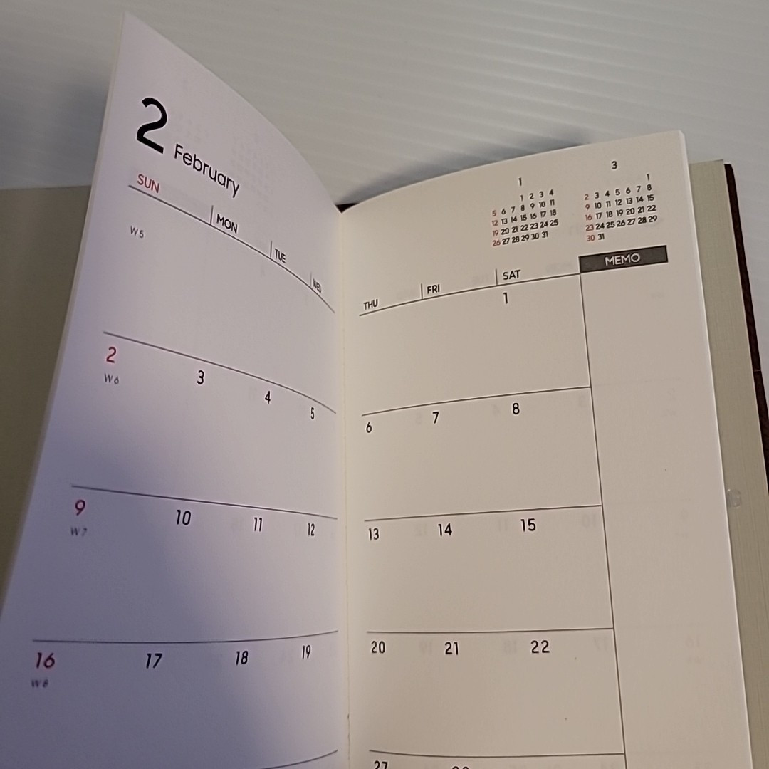 Leather Planner And Paper Samsung Branded Brown With Extra Paper