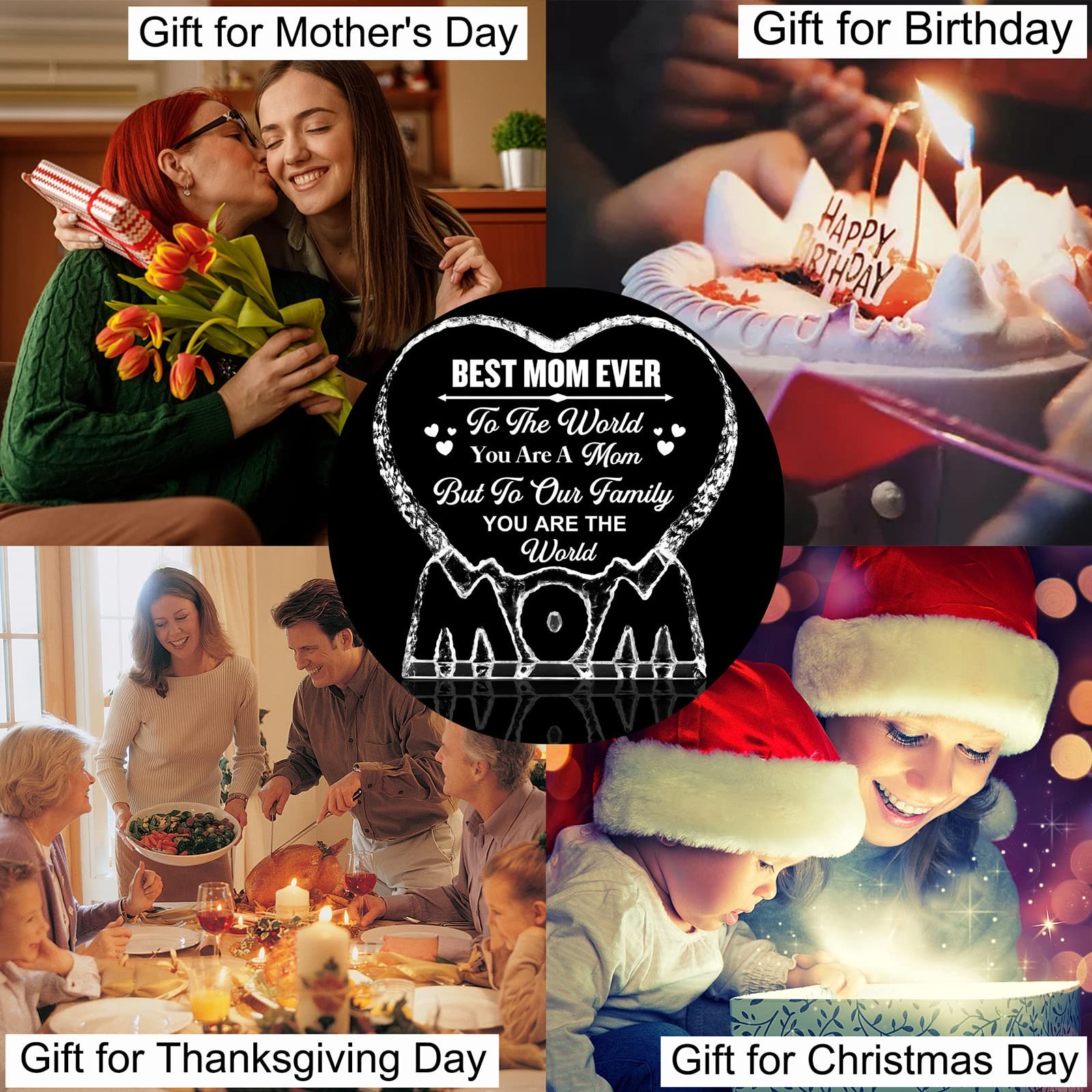 Gifts for Mom, Mothers Day from Husband Daughter Son, Birthday Women Wife Gifts.