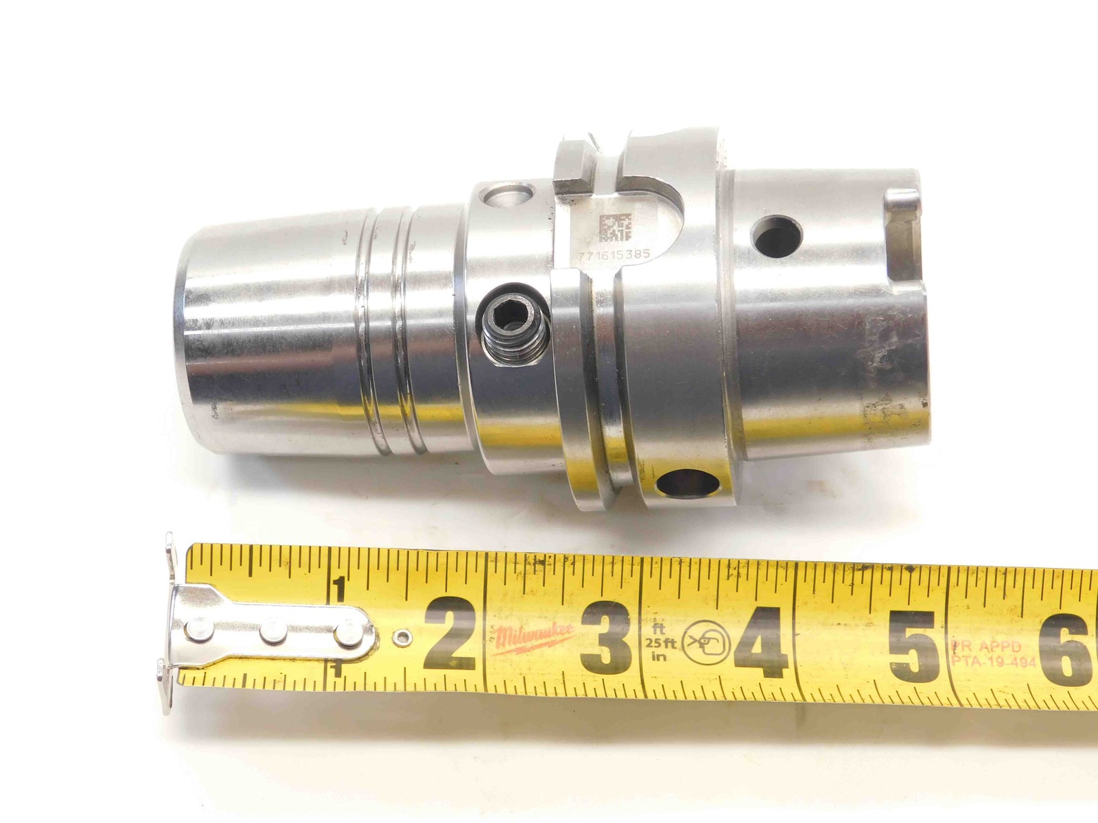 HSK63A SCHUNK 20mm I.D. HYDRAULIC CHUCK TOOL HOLDER 20mm 80mm PROJECTION 206406