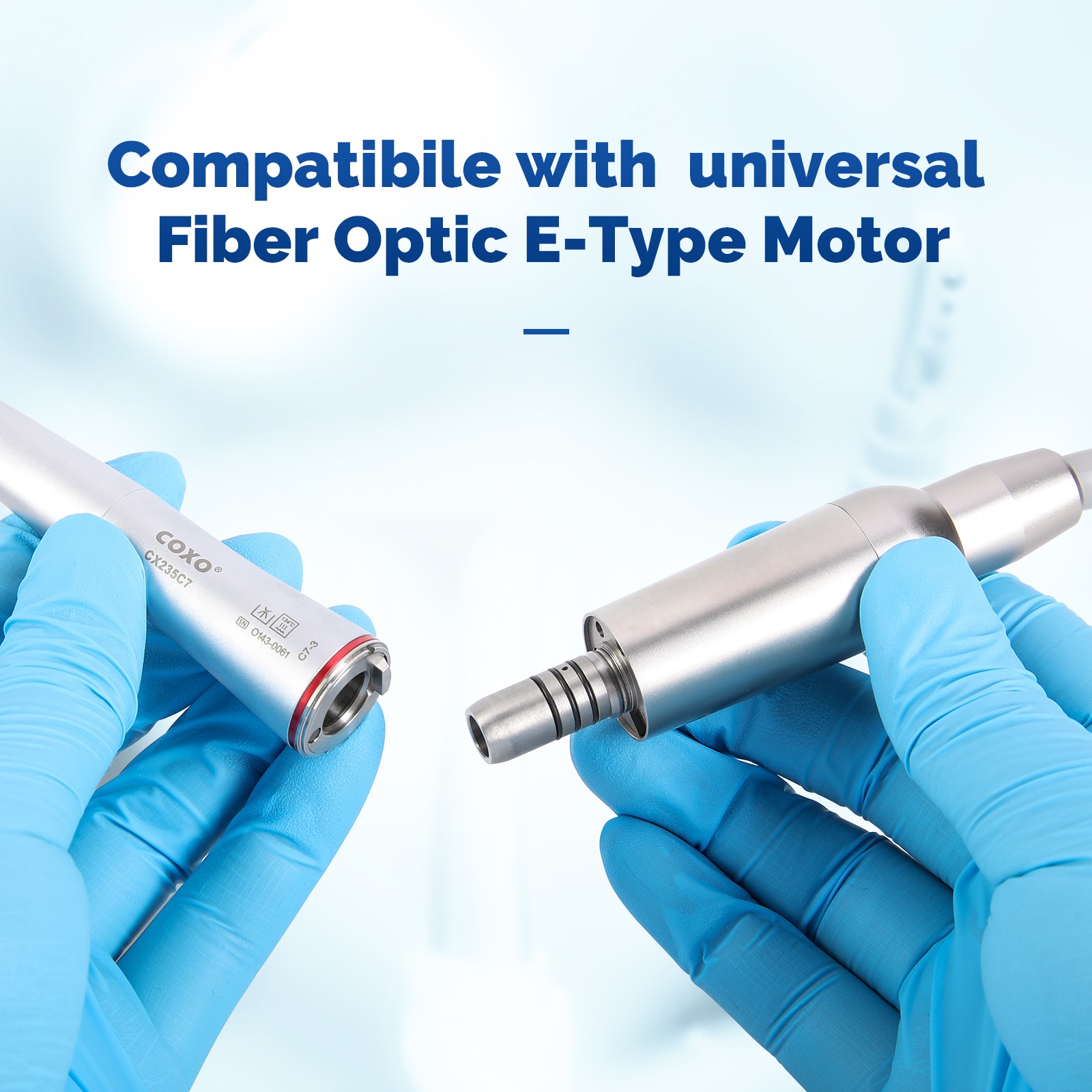 COXO Dental 1:4.2 Speed-increasing Contra Angle Handpiece Internal Water #C7-3