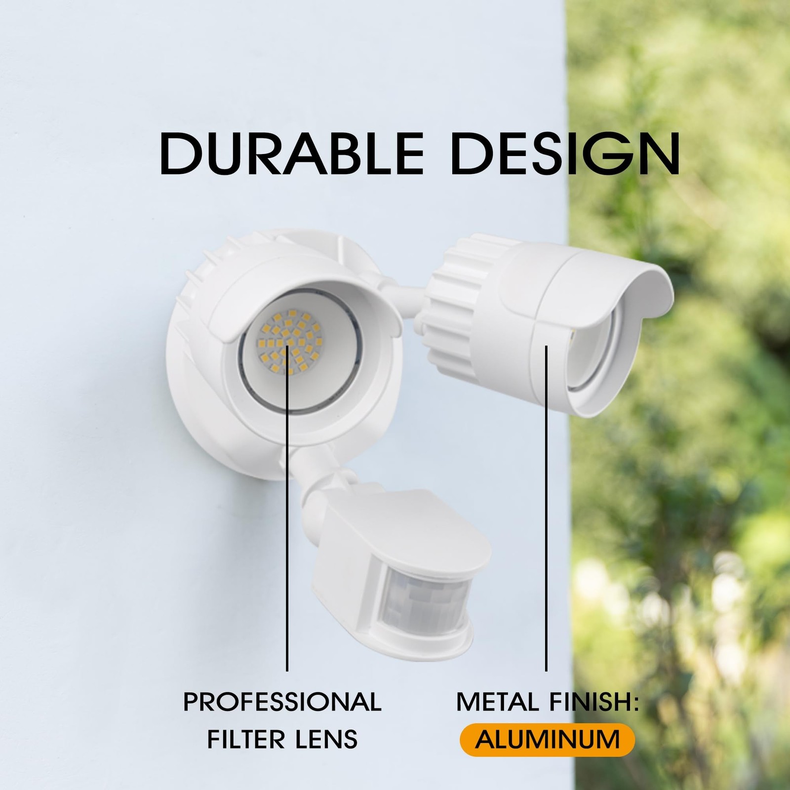 LED Motion Sensor Outdoor Lights, 34W 3500LM 5000K Daylight, IP65 Waterproof,…
