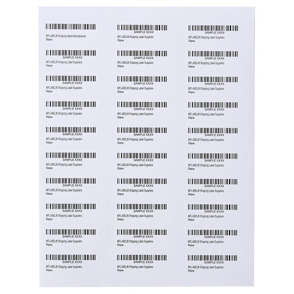 1 x 2 5/8 15000 Address Shipping Labels Laser Injet Adhesive 500 Sheet 2.625 x 1