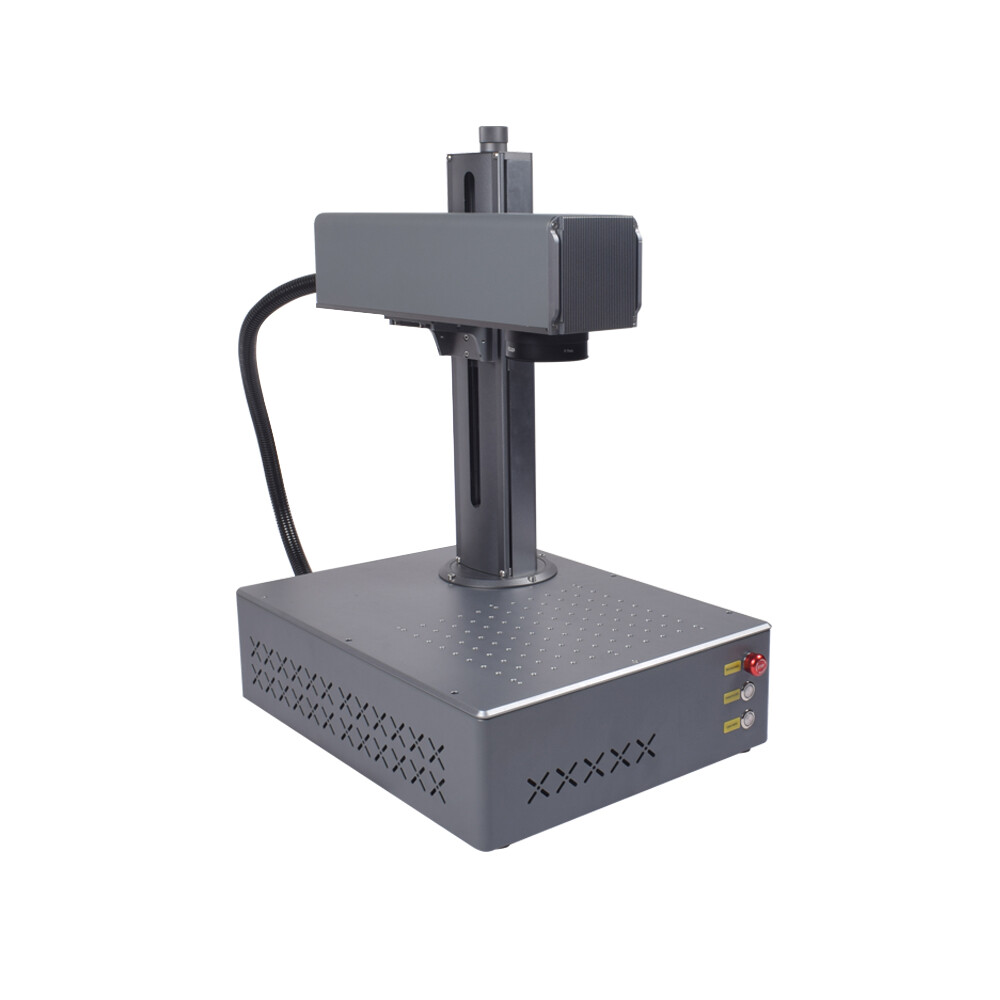 Auto Focus 100W JPT Mopa Fiber Laser Engraver Machine Color Marking Electronic Z