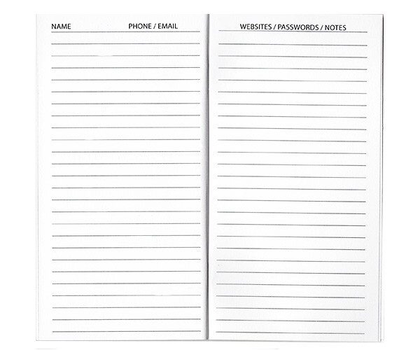 Color Choice * White Flower * 3 Year Pocket Calendar Planner 2025-2027 w Notepad
