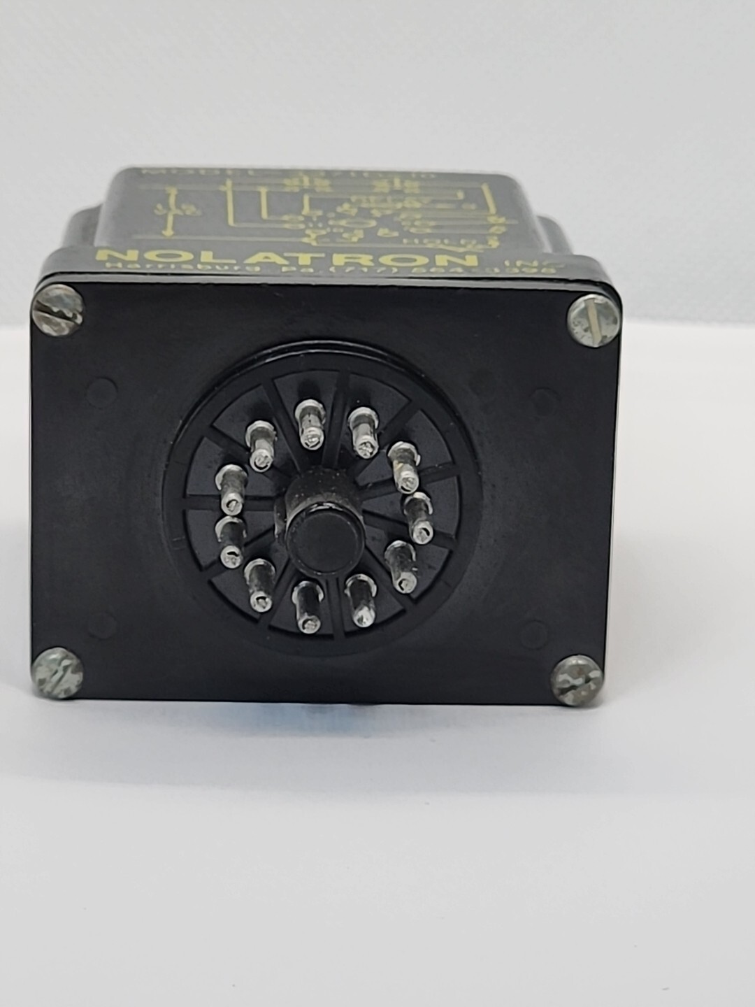 Nolatron Delay Time Relay Model 3371D-10 11 PINS [GB 4]