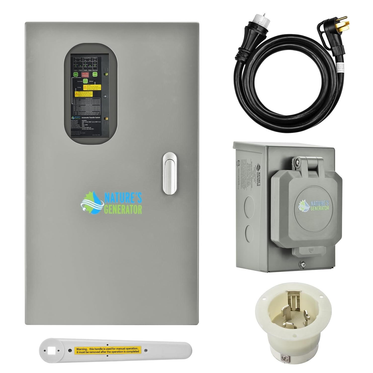 Nature’s Generator Automatic Transfer Switch 120/240V 50A Power Transfer Kit