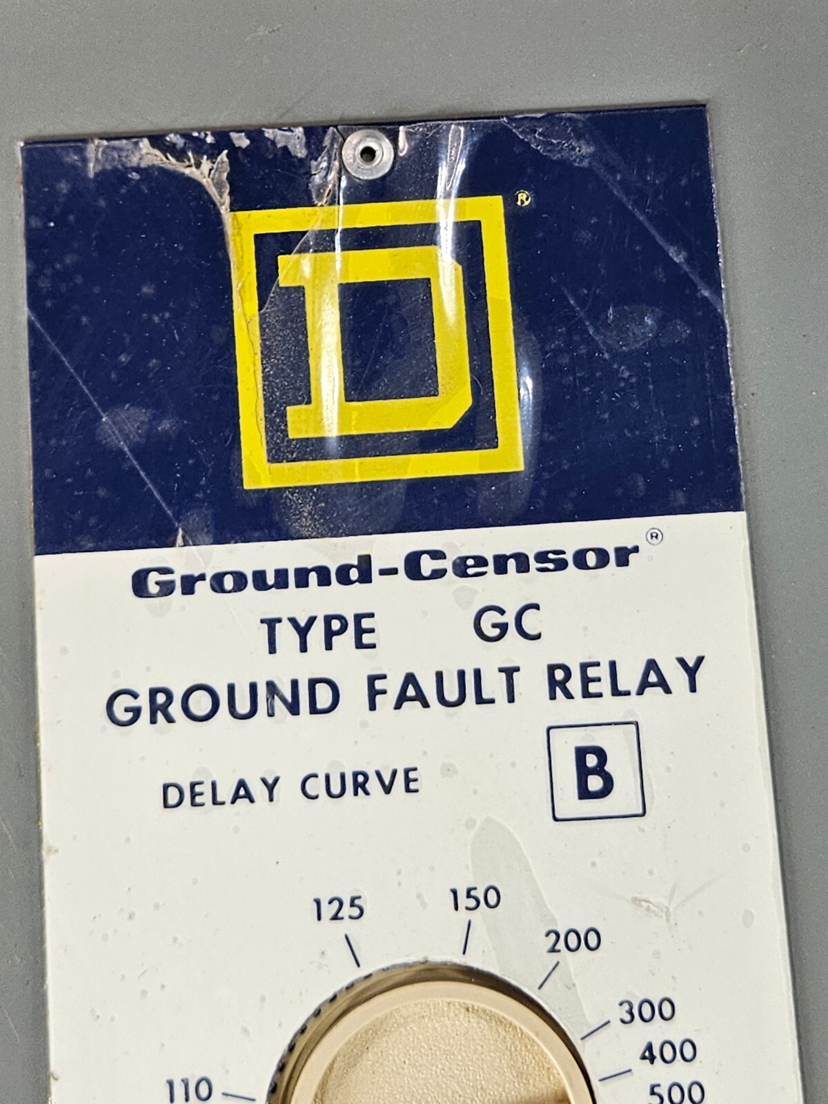 Square D Ground-Censor Type GC Ground Fault Relay No GC-100 120V FAST SHIP!?✅
